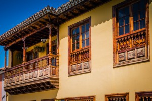 Historische Balkone La Orotava Teneriffa Kanaren